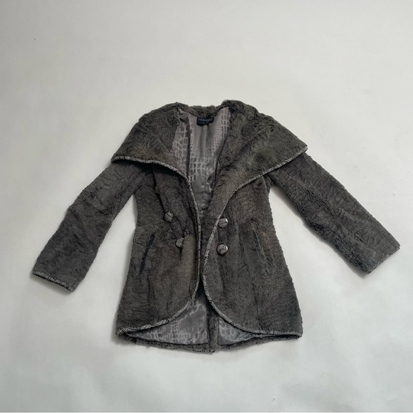 Grinvest Jackets & Blazers - VINTAGE GRINVEST made in Italy rabbit open front jacket